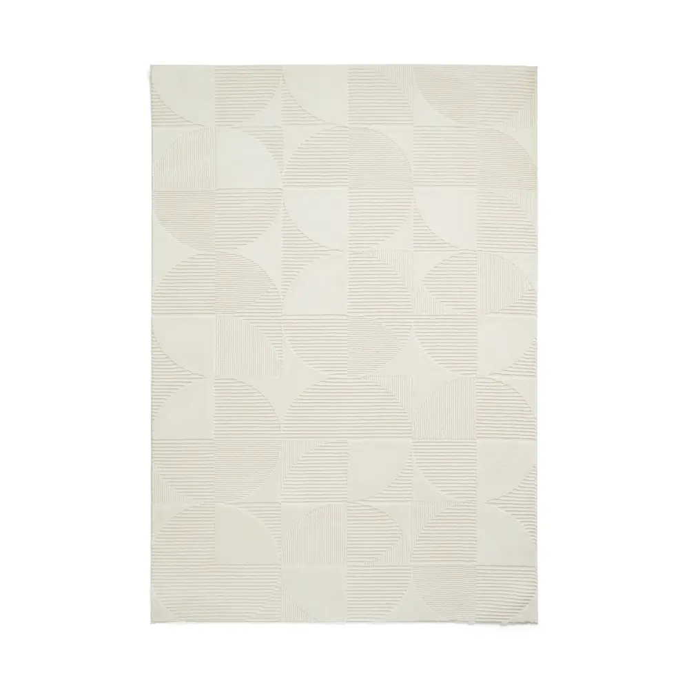 Catherine Lansfield Retro Circles Cream - Washable - Image 3