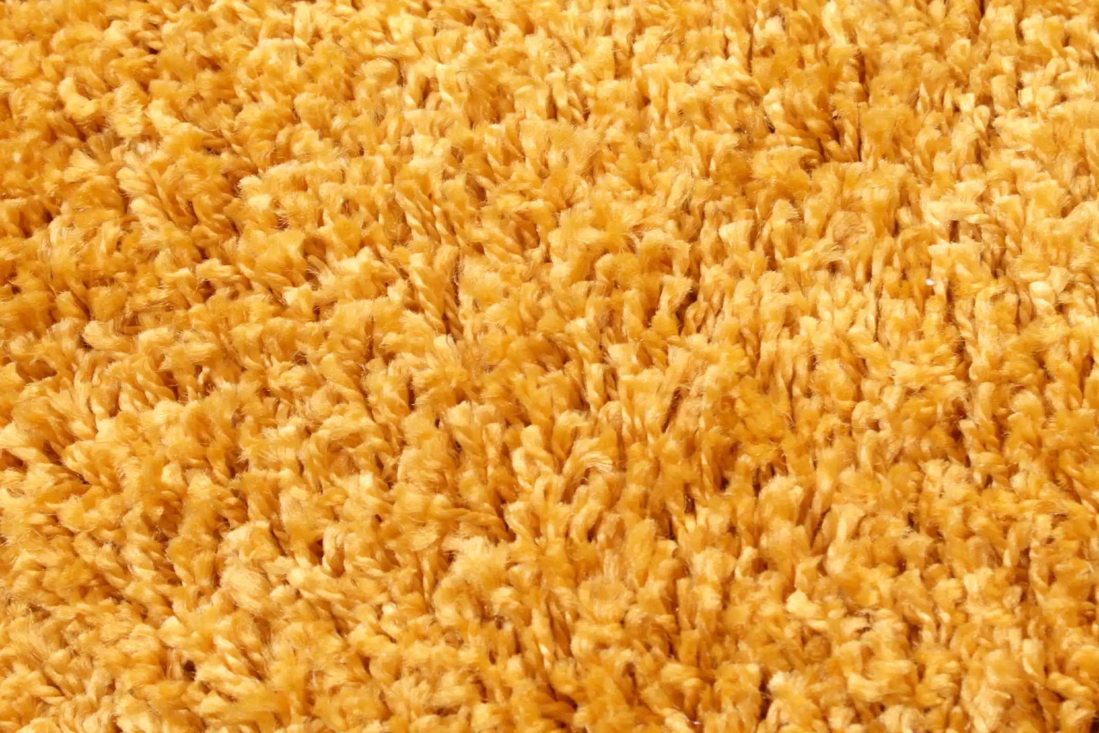 Retro Shaggy Ochre Rug - Image 3