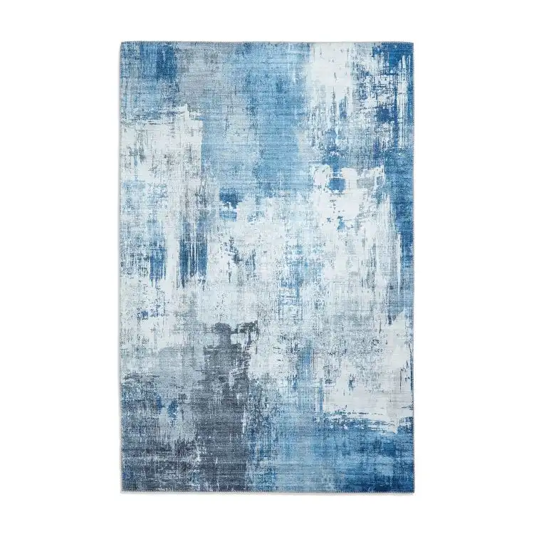 Rio Think G5536 Grey Blue Rug - Image 2