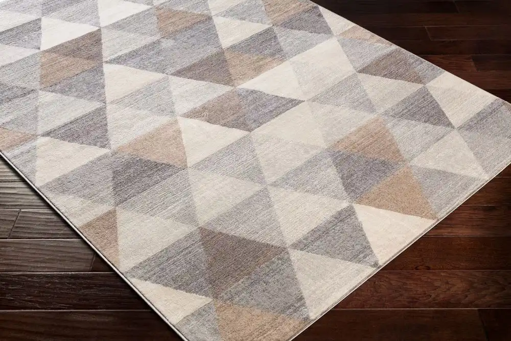 Katherine Scandi Geometric Medium Grey Rug - Image 3