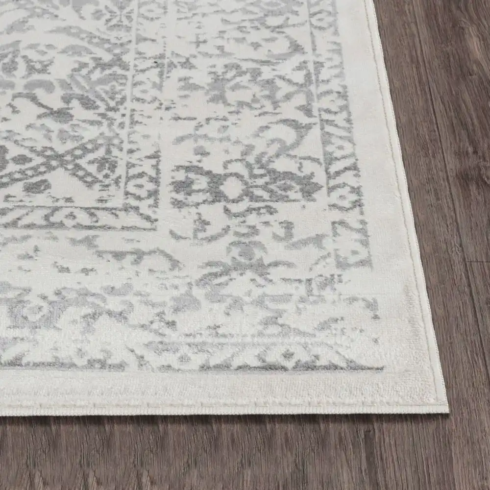 Margaux Vintage Oriental Boho Grey/Ivory Rug - Image 6