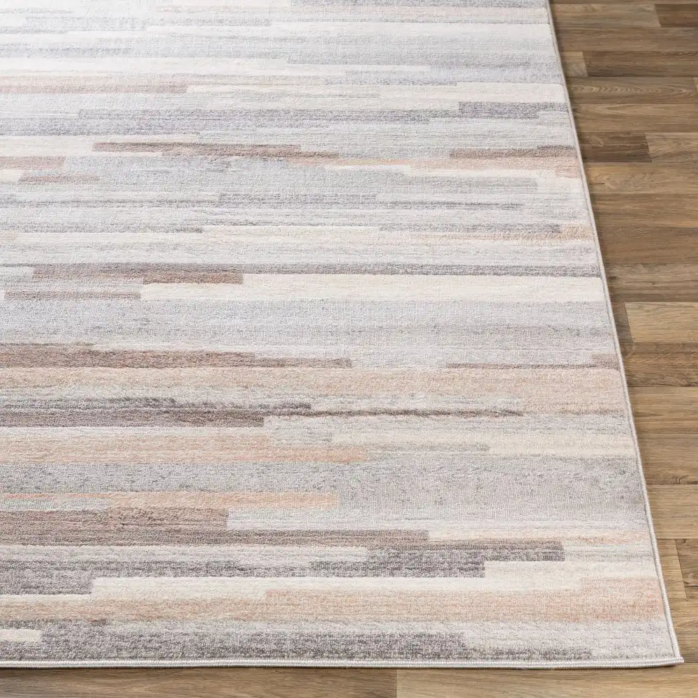 Olivia Scandi Modern Medium Grey/Tan/White Rug - Image 4