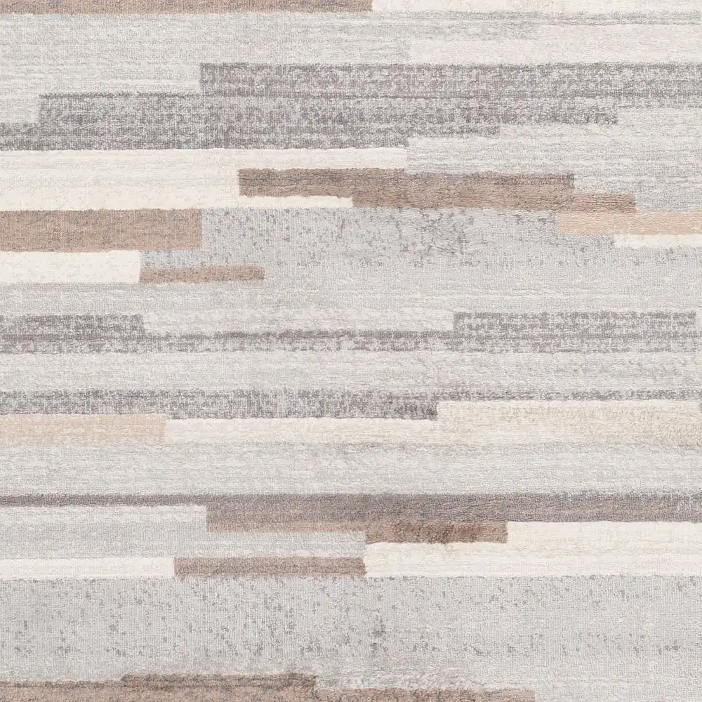 Olivia Scandi Modern Medium Grey/Tan/White Rug - Image 5