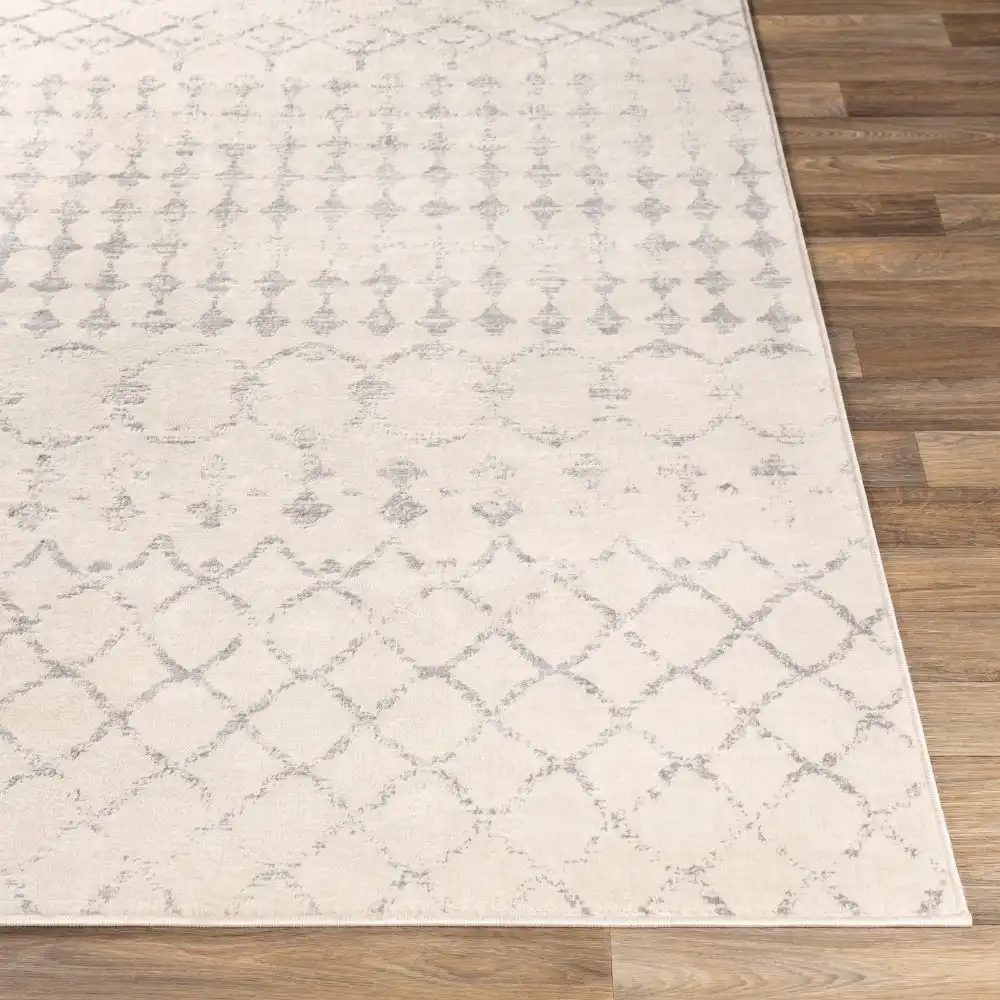 Sofia Berber Geometric High Pile Cream Rug - Image 2