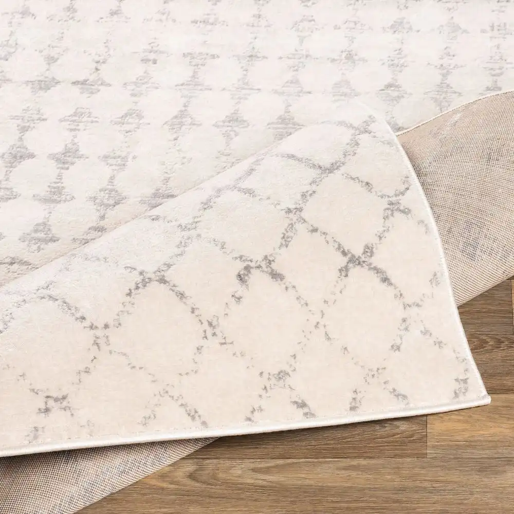 Sofia Berber Geometric High Pile Cream Rug - Image 3