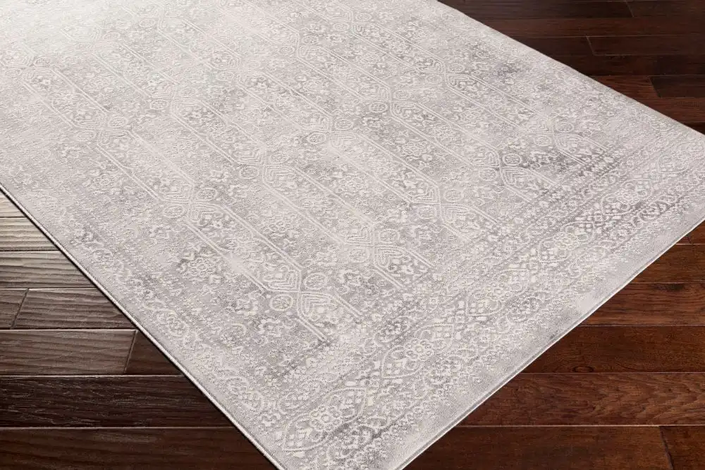 Vicky Vintage Oriental Boho Grey/Ivory Rug - Image 5