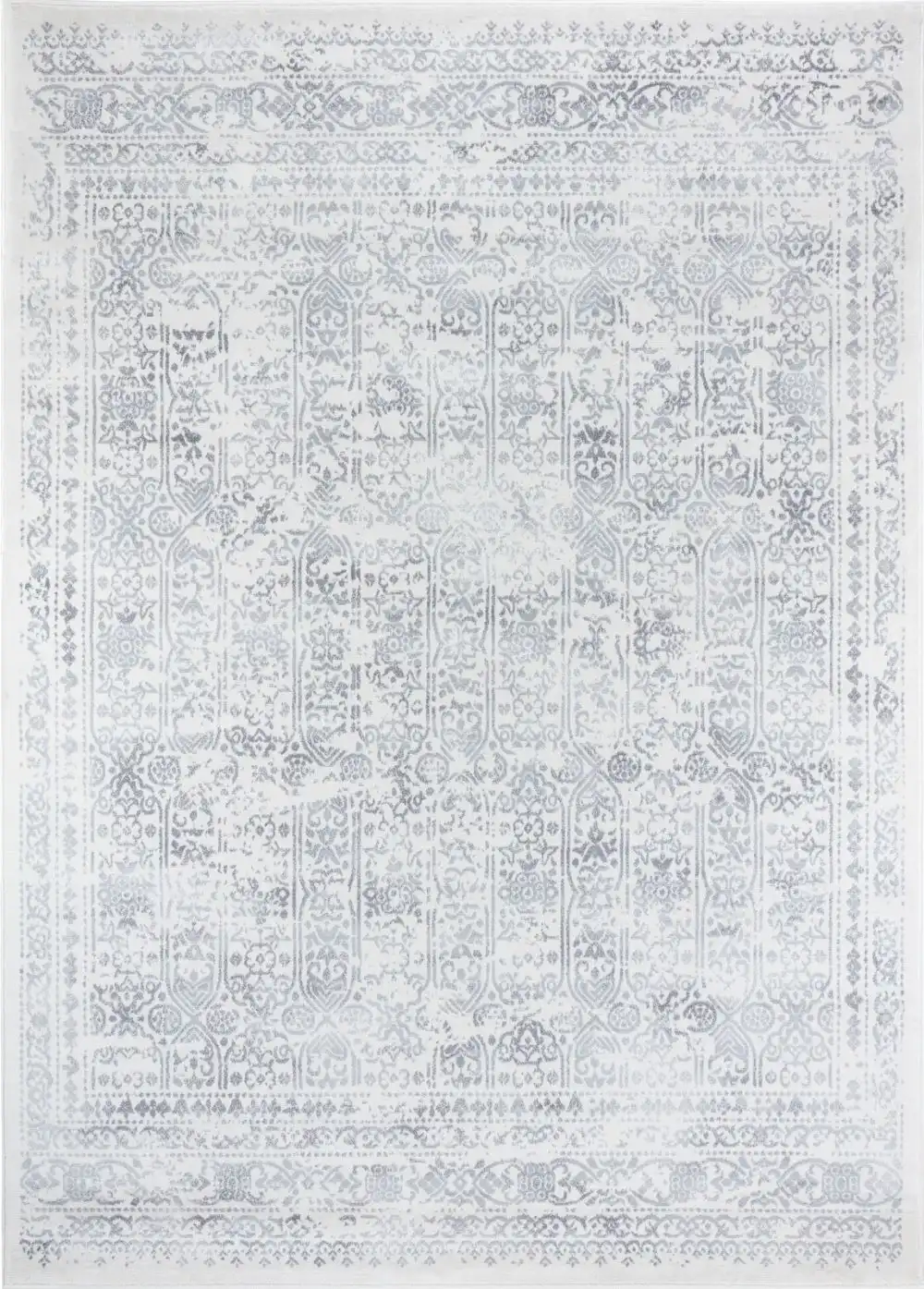 Vicky Vintage Oriental Boho Grey Rug - Image 6