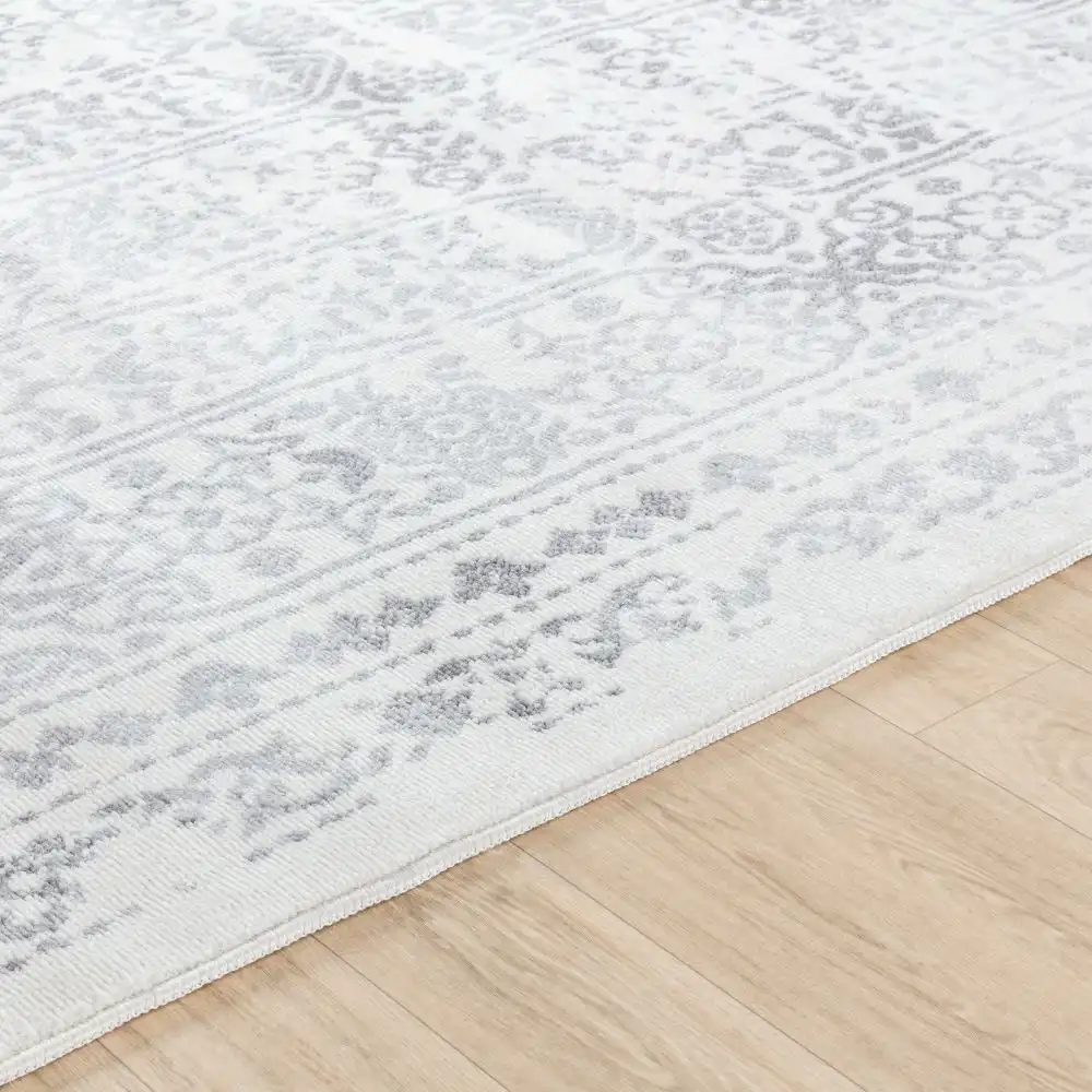 Vicky Vintage Oriental Boho Grey Rug - Image 9