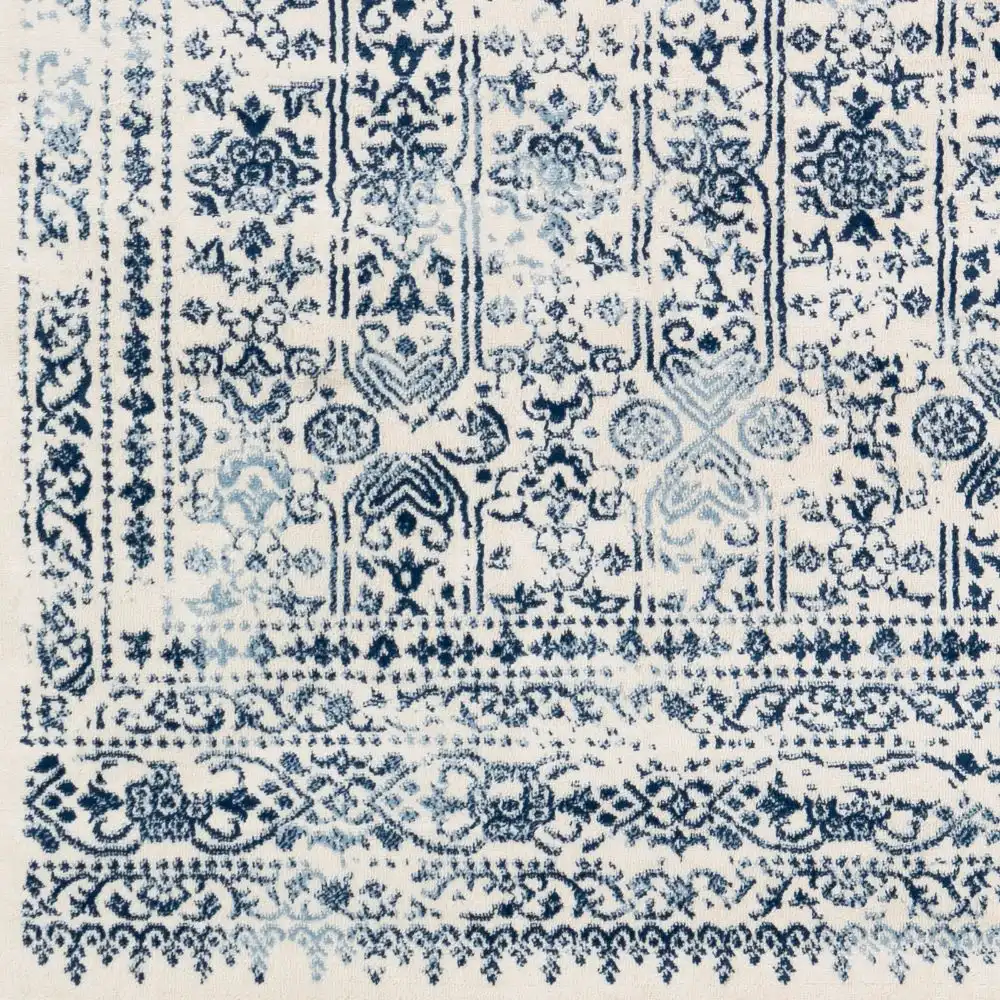 Vicky Vintage Oriental Boho Dark Blue Rug - Image 2
