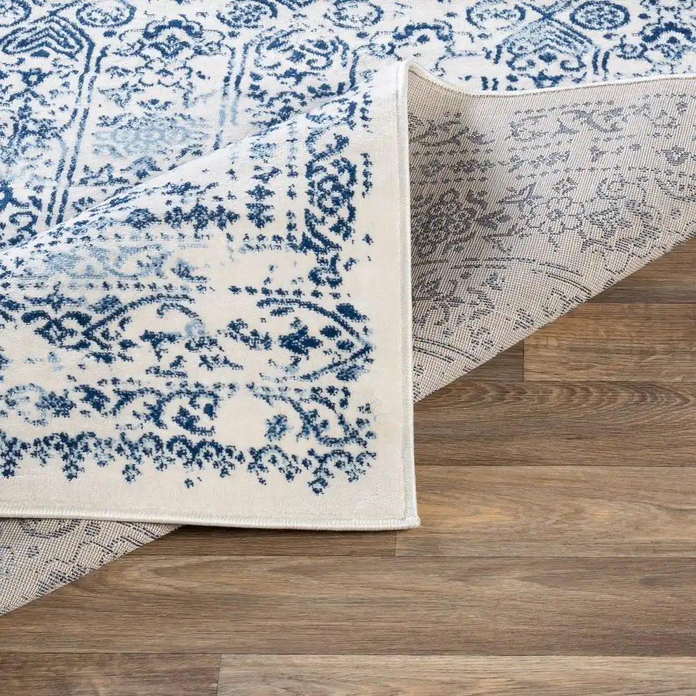 Vicky Vintage Oriental Boho Dark Blue Rug - Image 6