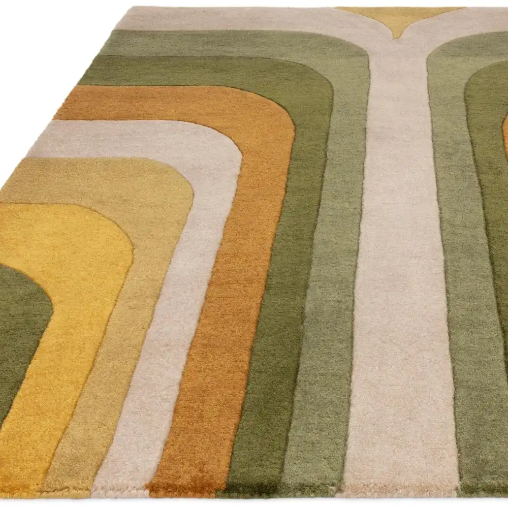 Romy 02 Retro Green Rug - Image 4