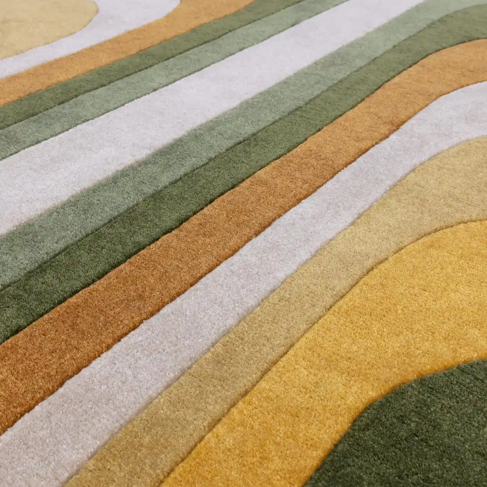 Romy 02 Retro Green Rug - Image 7