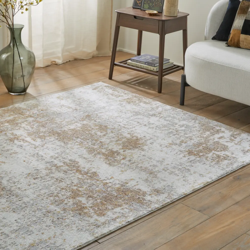 Rossa Succession ROS03 Ivory Beige Rug - Image 5