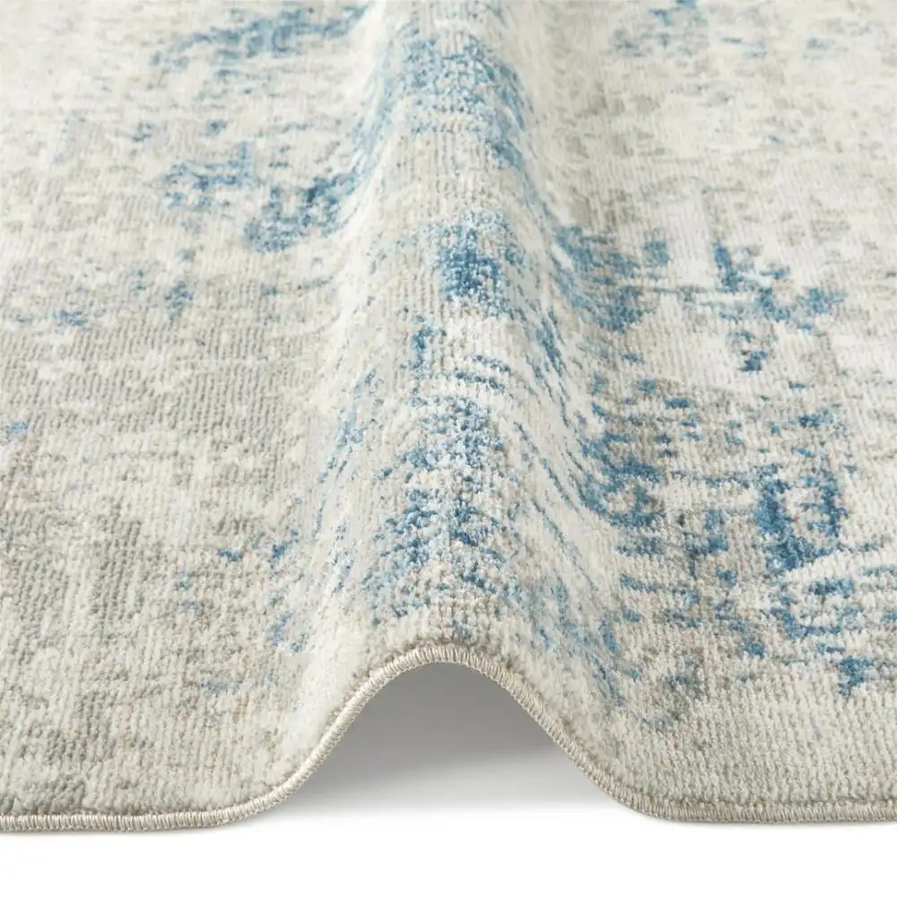Rossa Succession ROS03 Ivory Blue Rug - Image 7