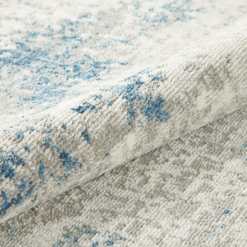 Rossa Succession ROS03 Ivory Blue Rug - Image 8