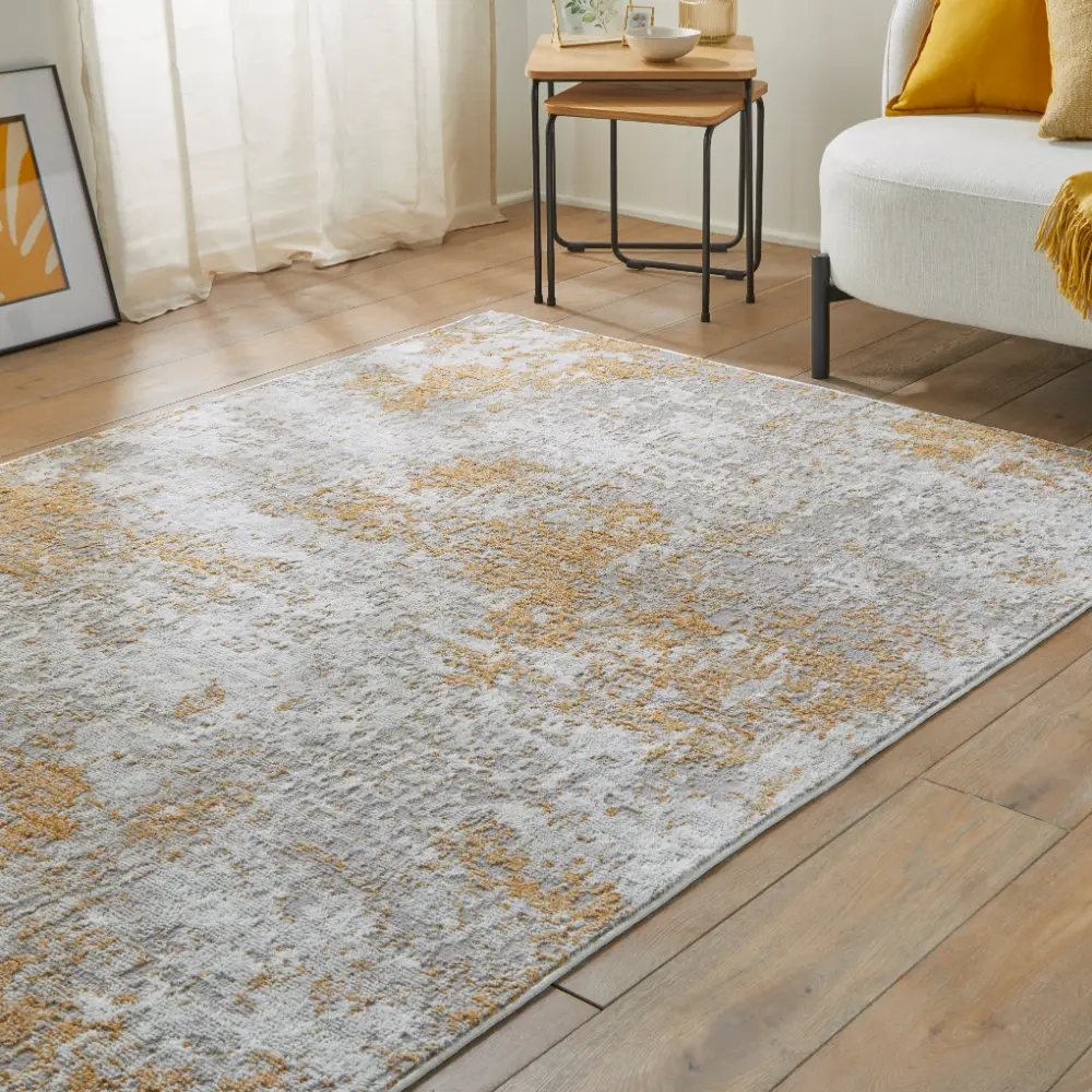 Rossa Succession ROS03 Ivory Gold Rug