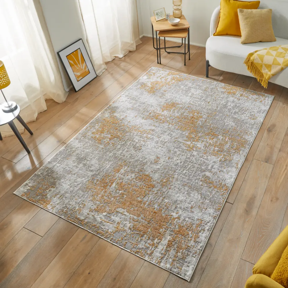 Rossa Succession ROS03 Ivory Gold Rug - Image 7