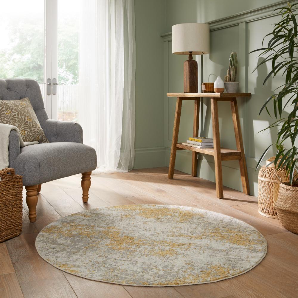 Rossa Succession ROS03 Ivory Gold Rug - Image 9