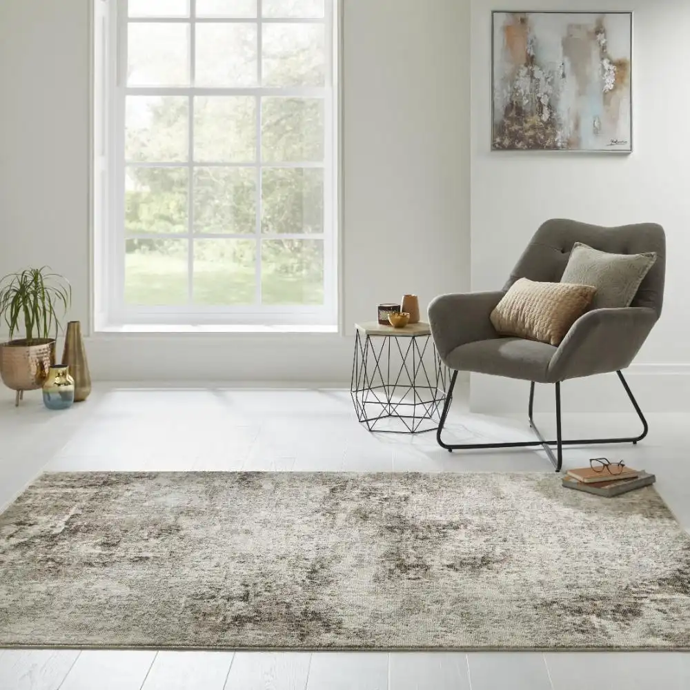 Rossa Succession ROS03 Ivory Grey Rug - Image 2