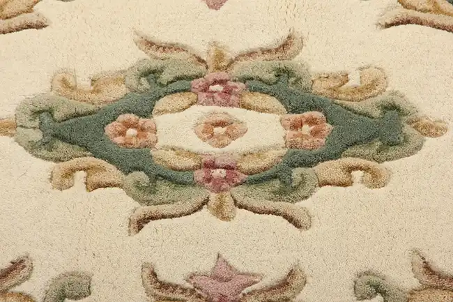 Royal Indian Cream-Green Rug - Image 6