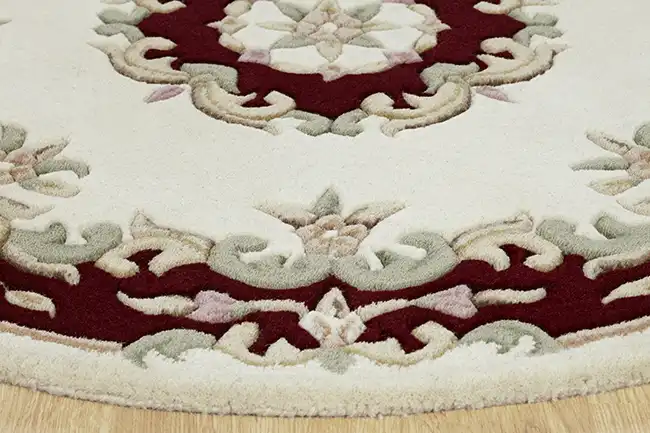 Royal Indian Cream-Red Rug - Image 6