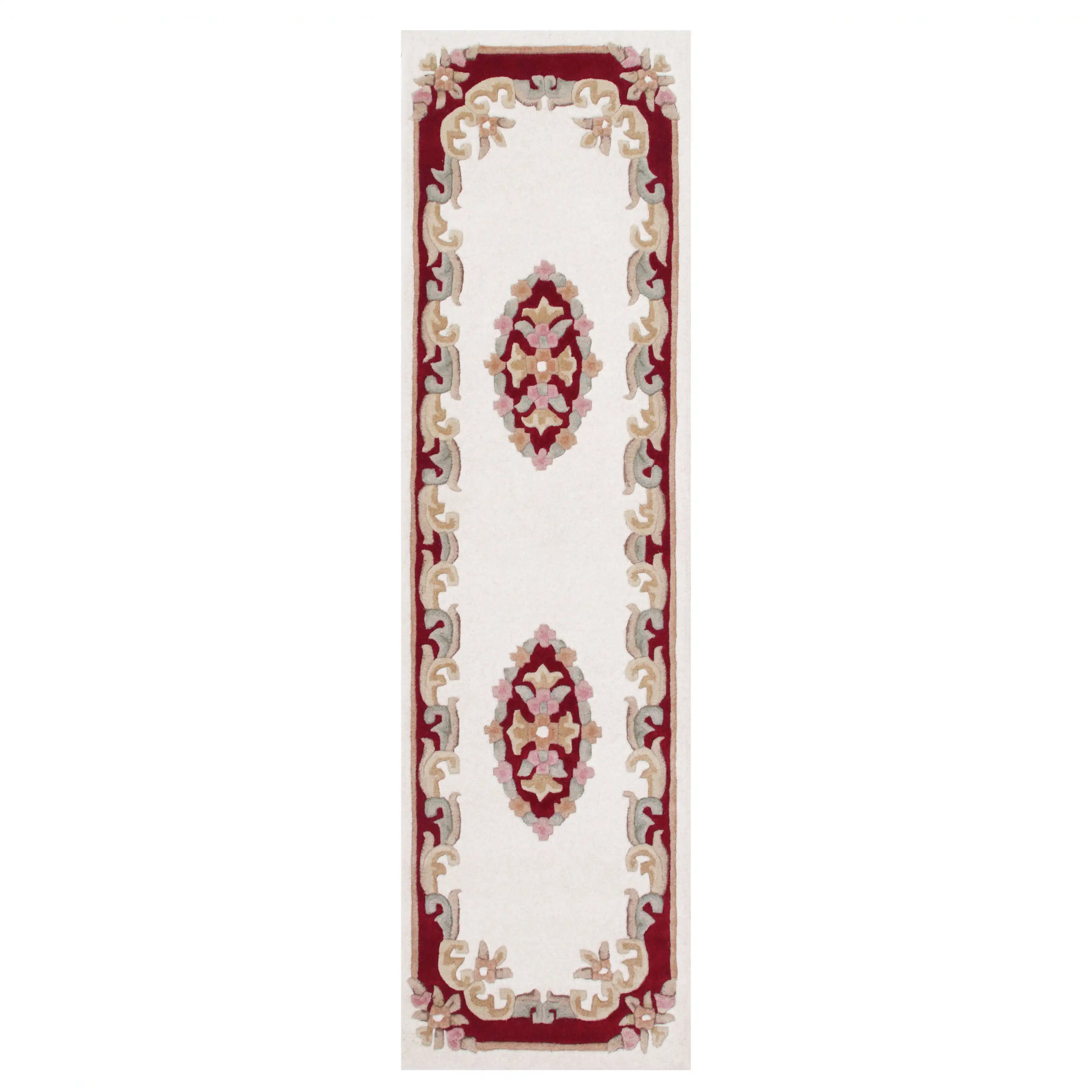 Royal Indian Cream-Red Rug - Image 7