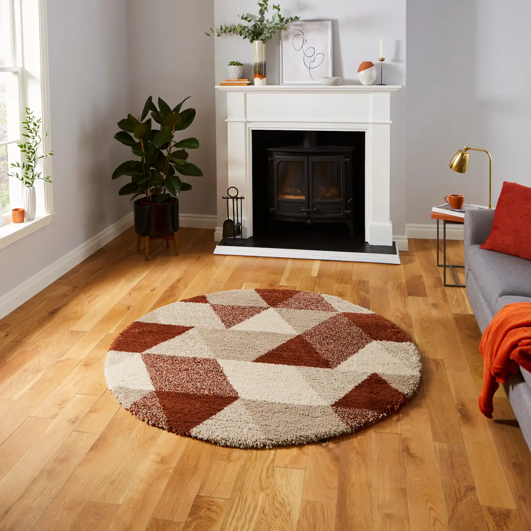 Royal Nomadic 7611 Beige Rust Rug - Image 6