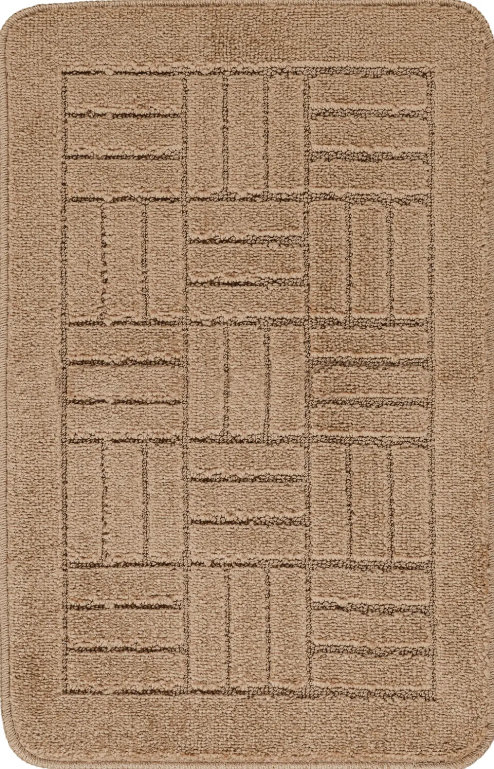 Royal 2-Piece Machine Washable Non-Slip Brown Bathroom Rug Set - Image 8