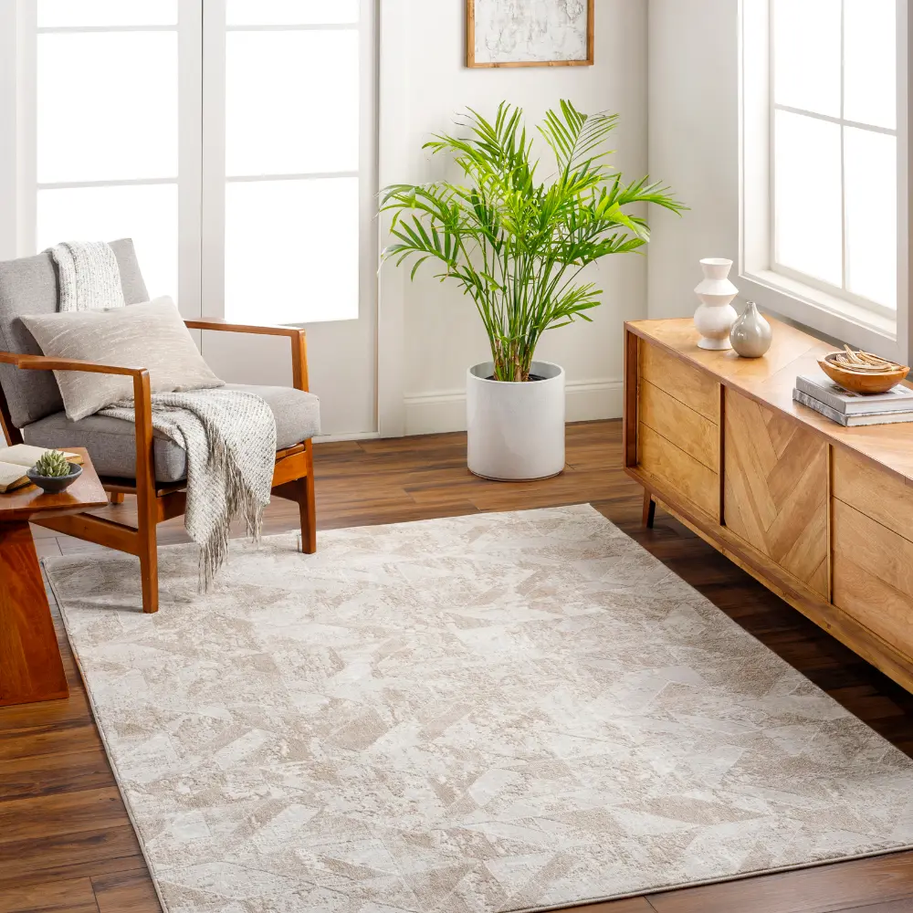 Royalty Scandi Modern Dark Brown/Ivory Rug - Image 2