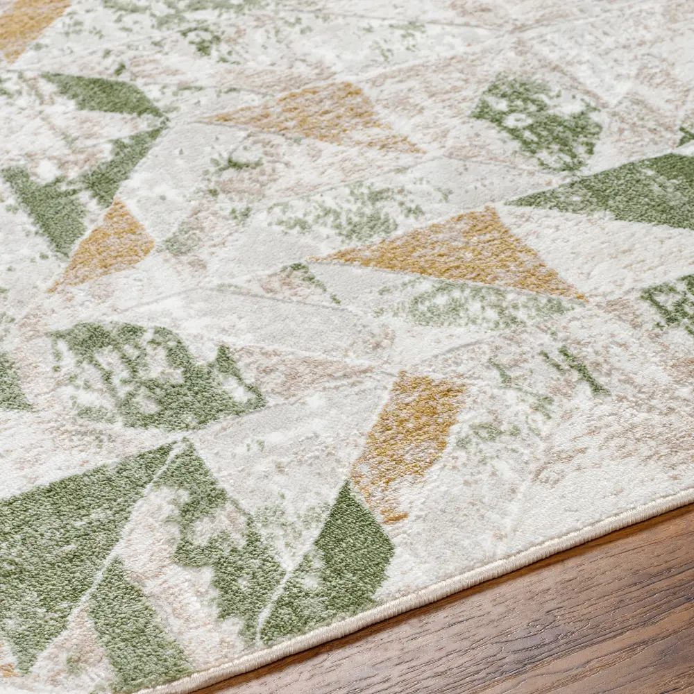 Royalty Scandi Modern Moss/Ivory Rug - Image 4