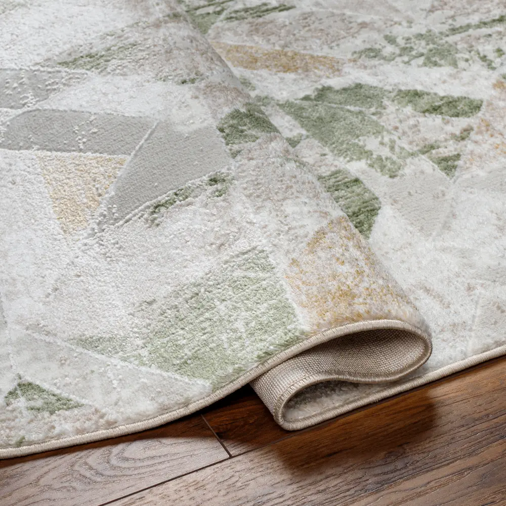 Royalty Scandi Modern Moss/Ivory Rug - Image 5