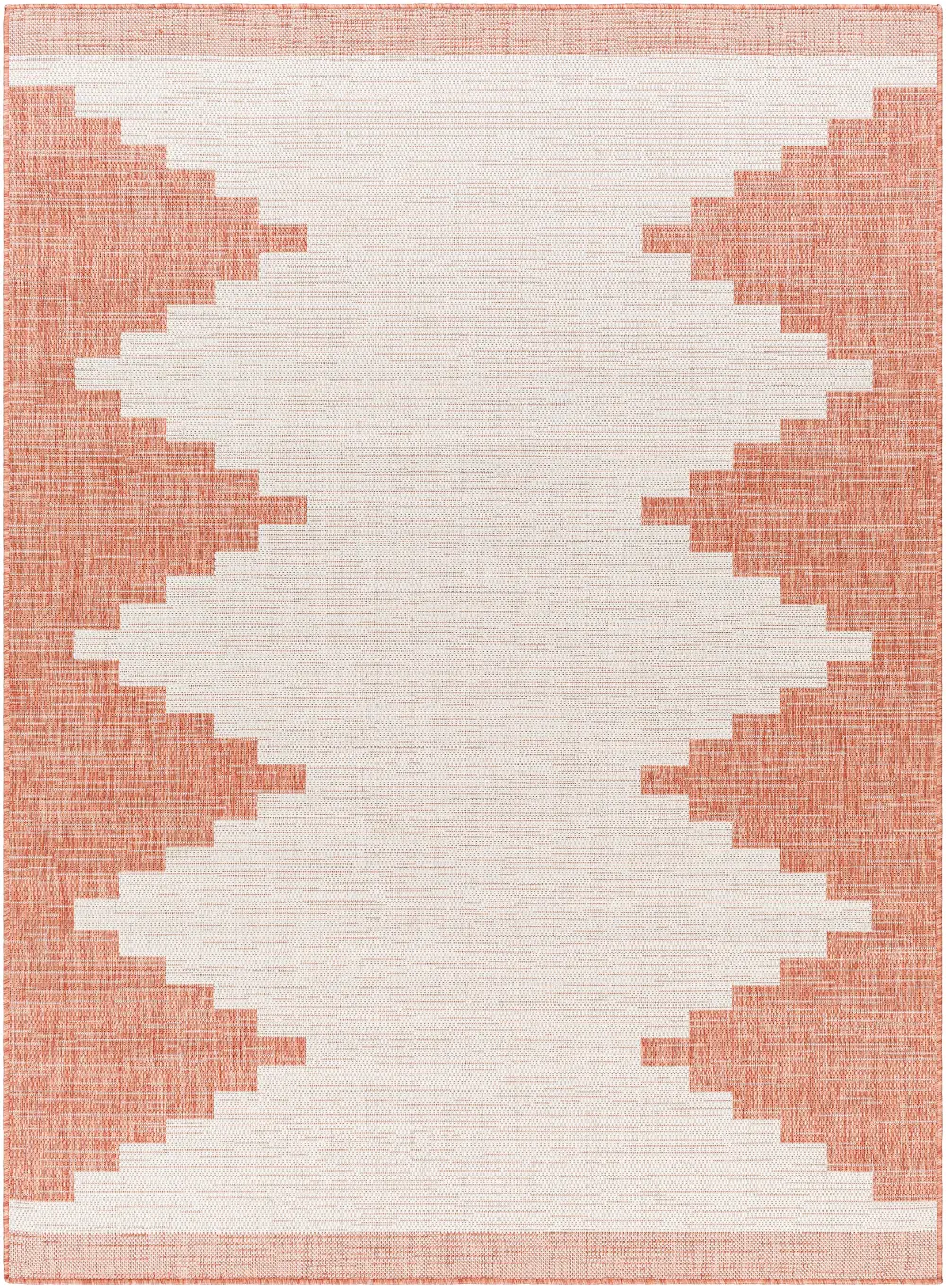Rubal In- & Outdoor Global Coral/Grey Rug - Image 3