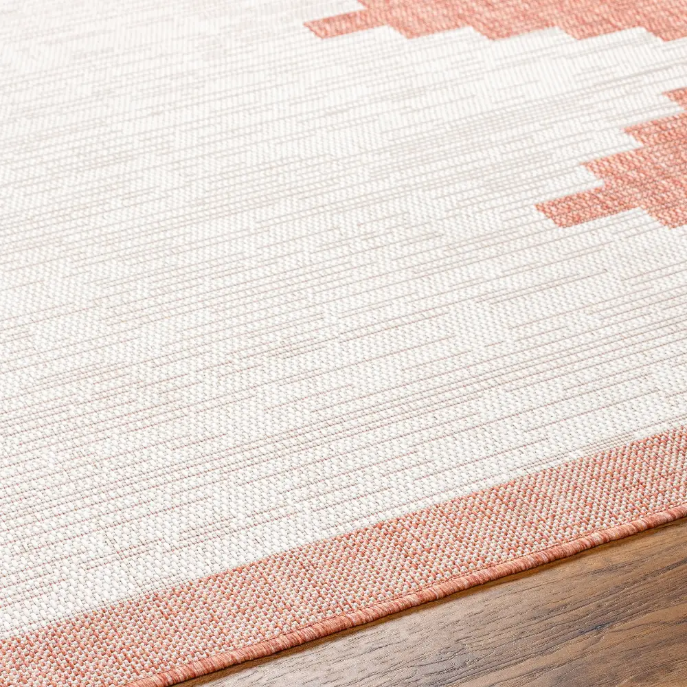 Rubal In- & Outdoor Global Coral/Grey Rug - Image 5