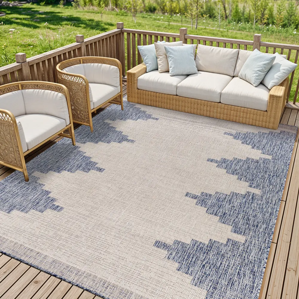 Rubal In- & Outdoor Global Denim Rug