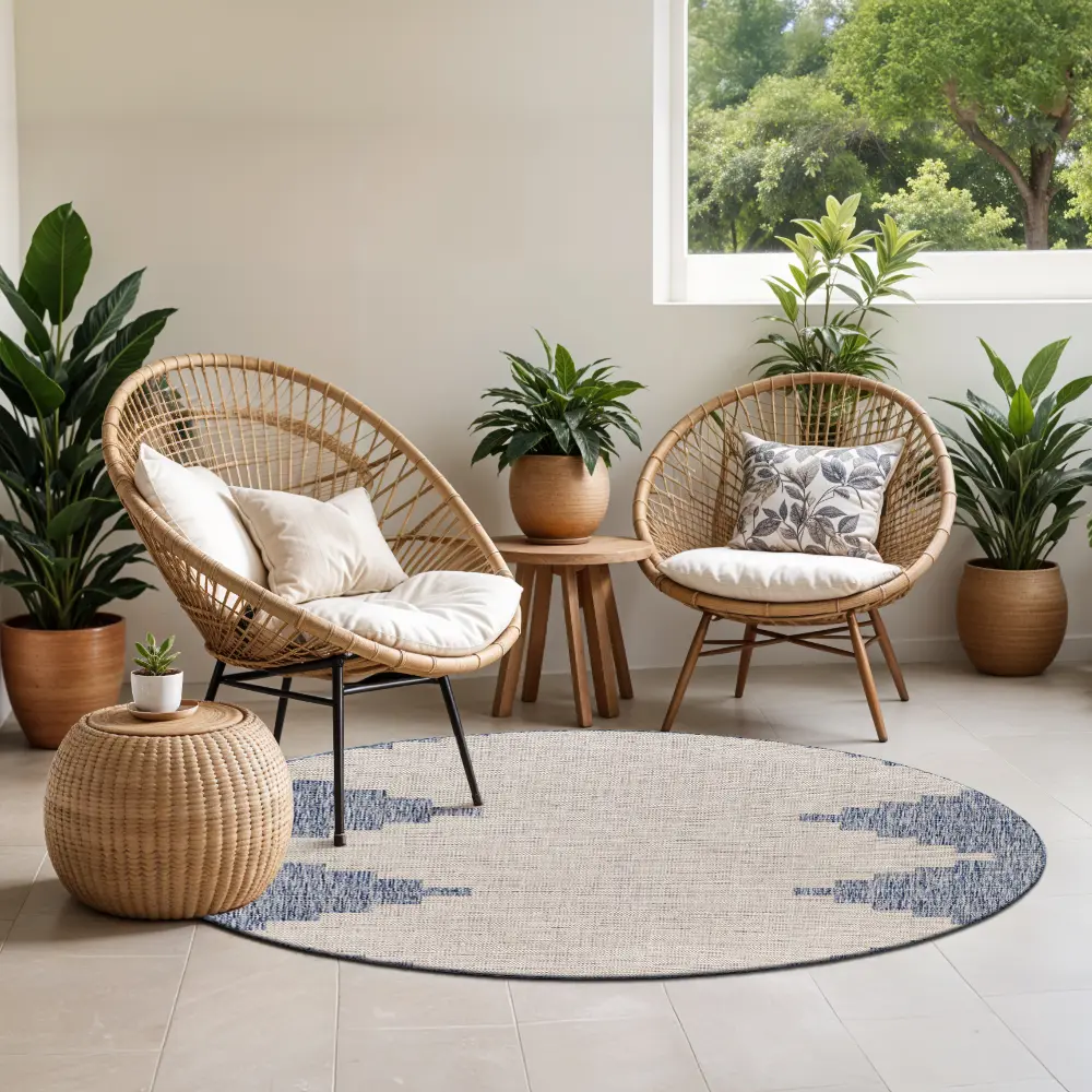 Rubal In- & Outdoor Global Denim Rug - Image 10