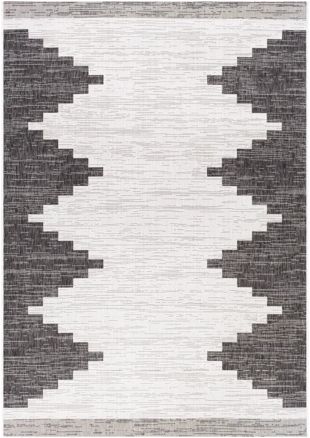Rubal In- & Outdoor Modern Black Rug - Image 2