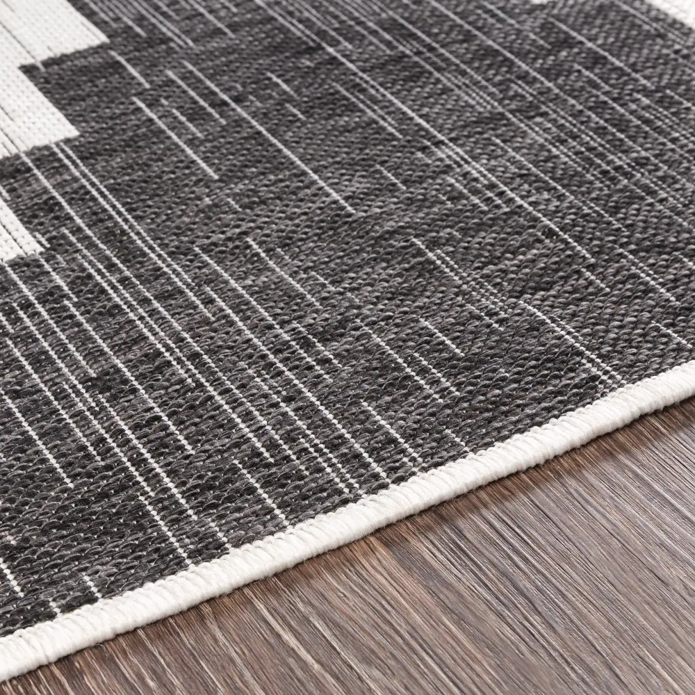 Rubal In- & Outdoor Modern Black Rug - Image 8