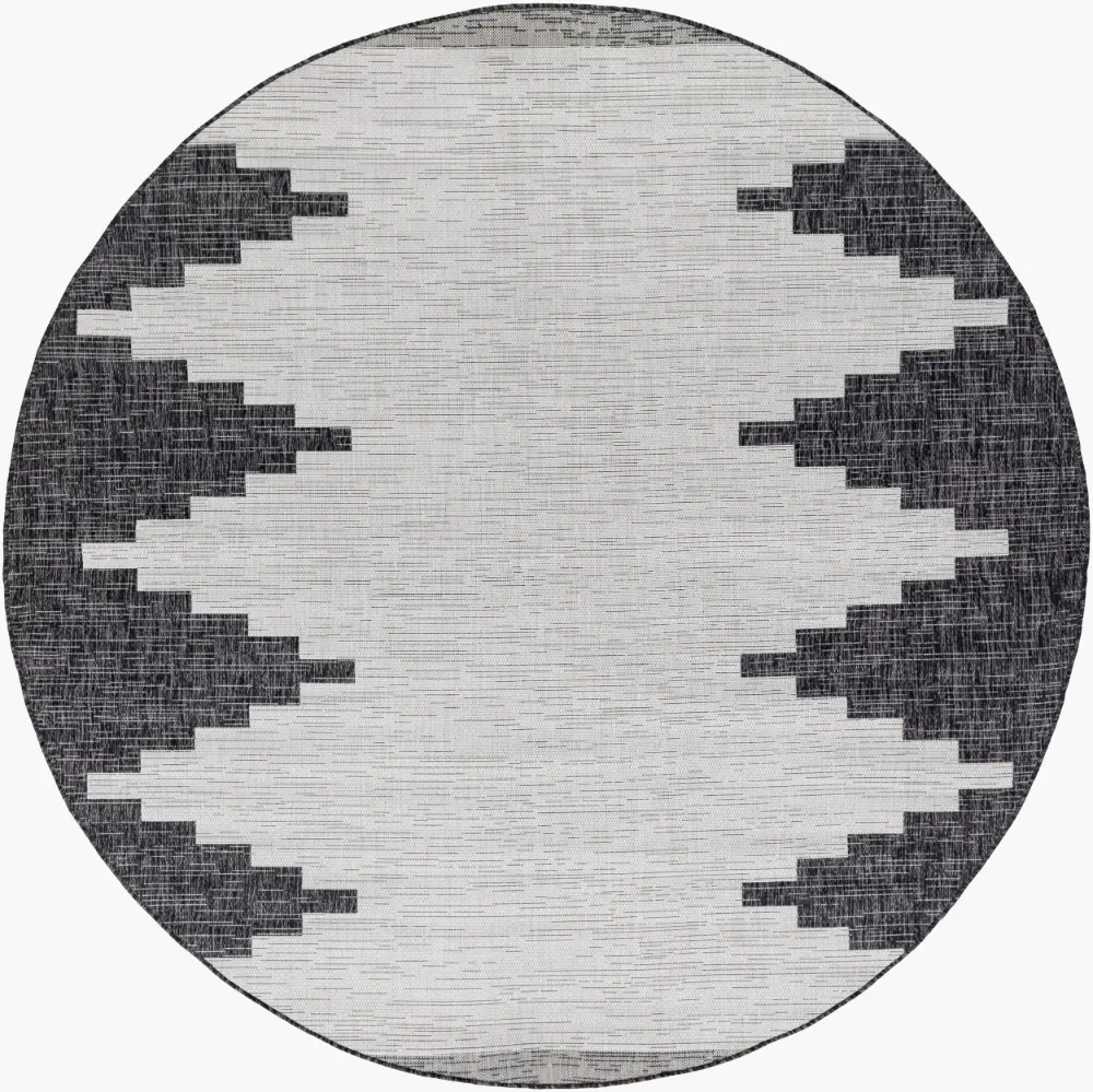 Rubal In- & Outdoor Modern Black Rug - Image 9