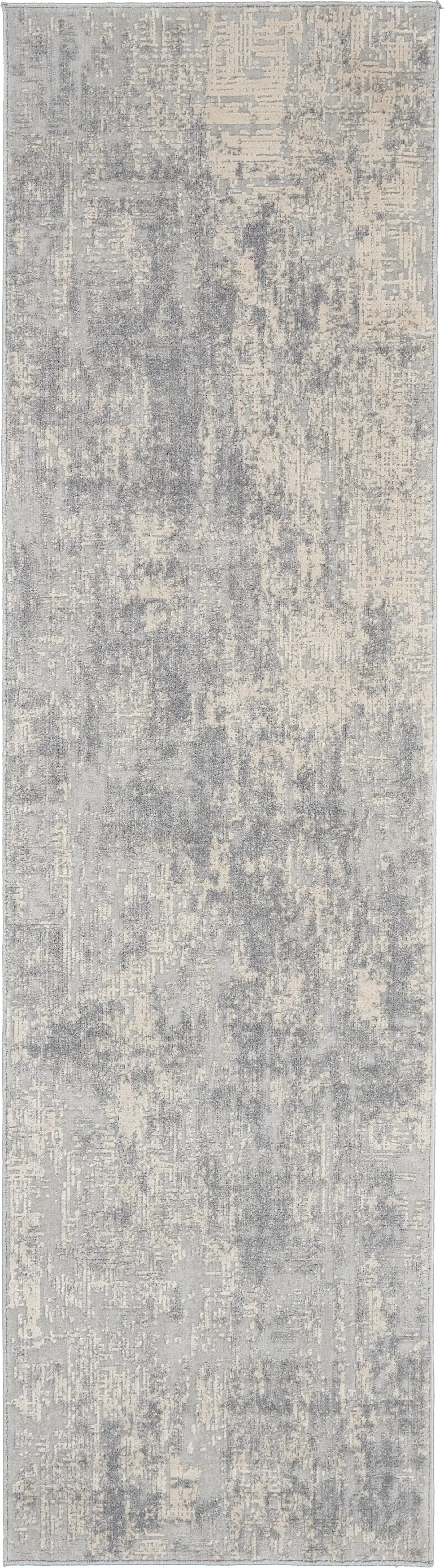 Rustic Textures RUS01 Ivory Silver Rug - Image 7
