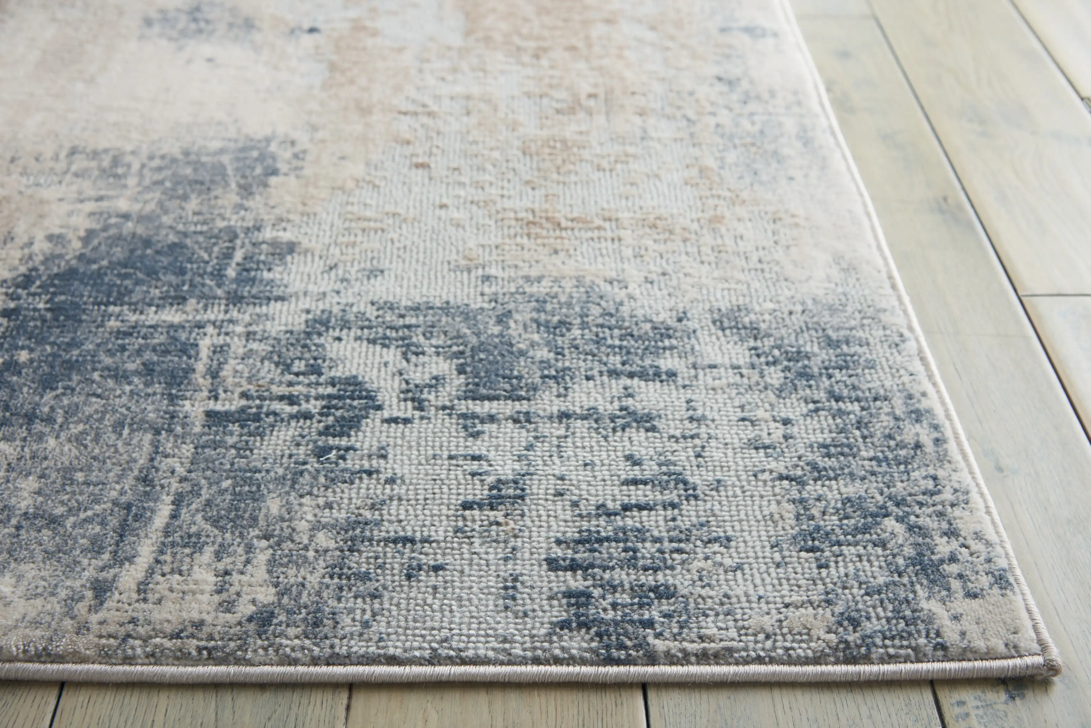 Rustic Textures RUS02 Beige Grey Rug - Image 3