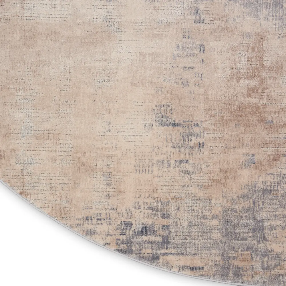 Rustic Textures RUS02 Beige Grey Rug - Image 8