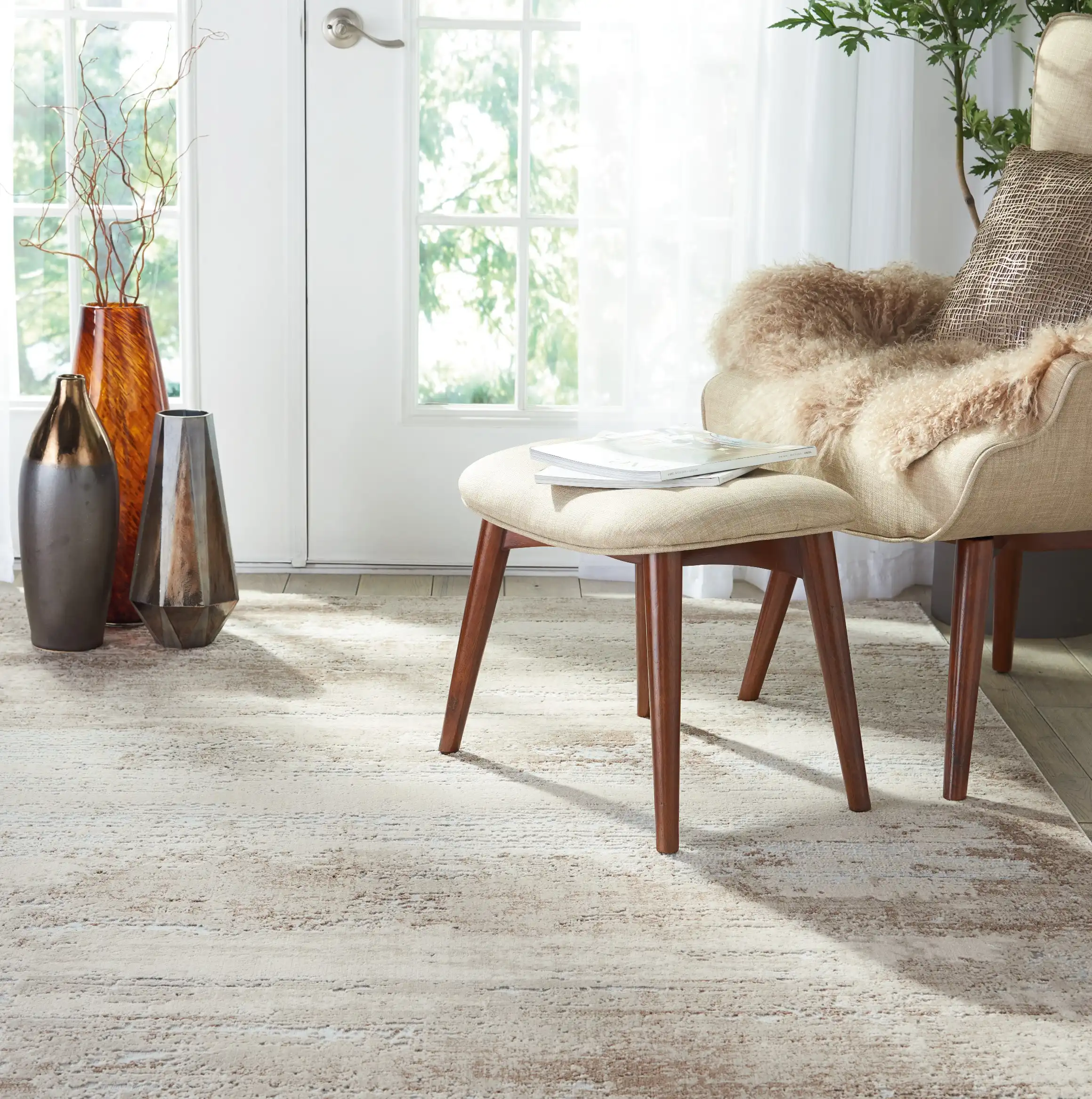 Rustic Textures RUS03 Beige Rug - Image 3