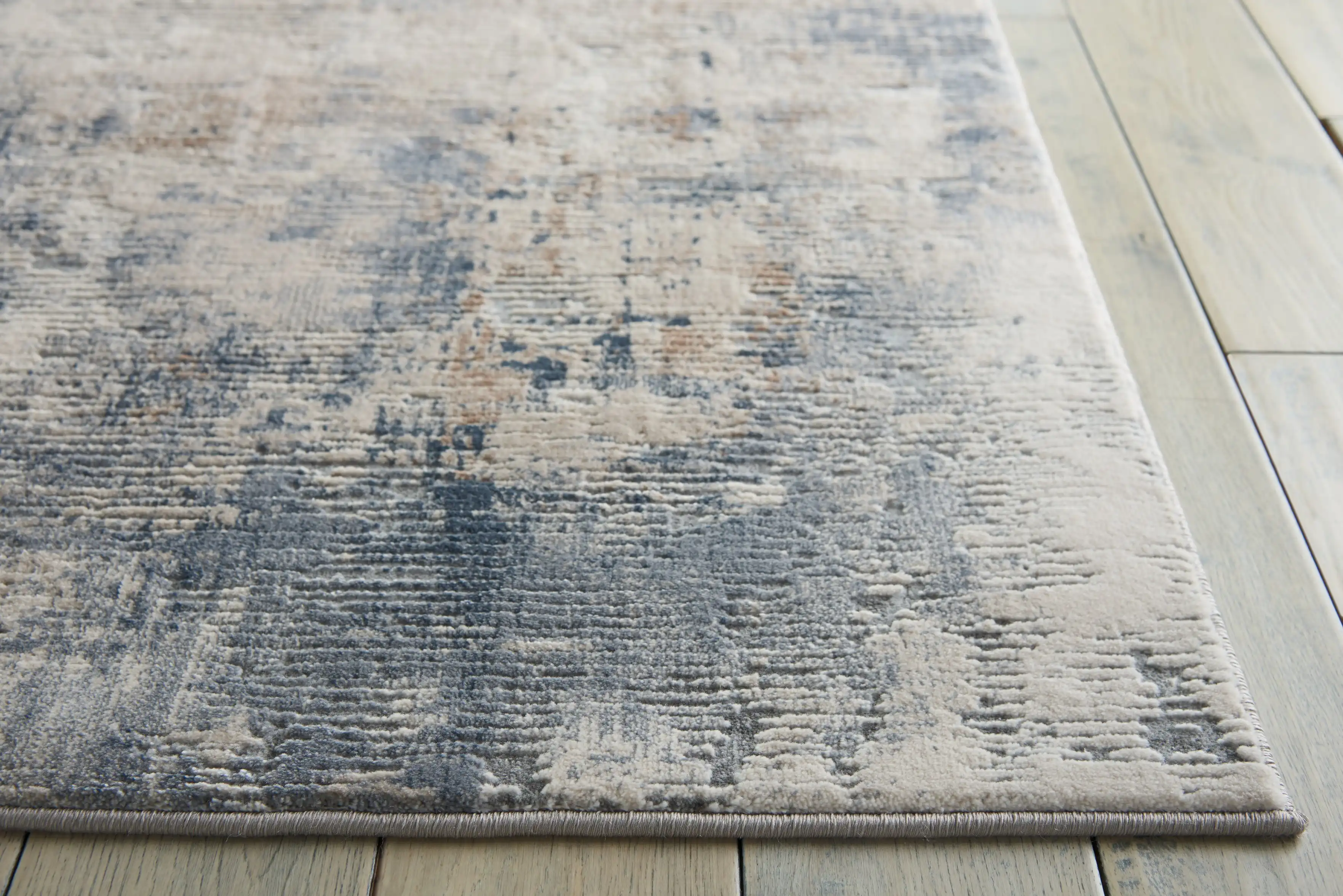 Rustic Textures RUS05 Beige Grey Rug - Image 5