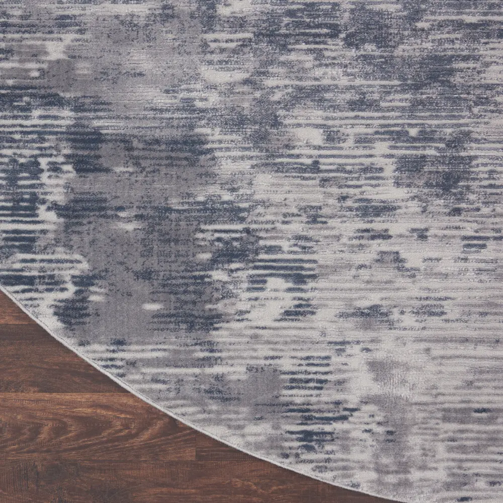 Rustic Textures RUS05 Grey Rug - Image 6