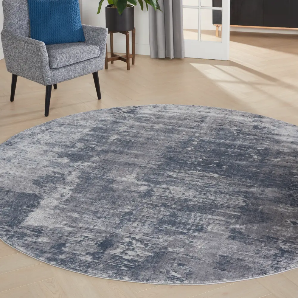 Rustic Textures RUS05 Grey Rug - Image 8