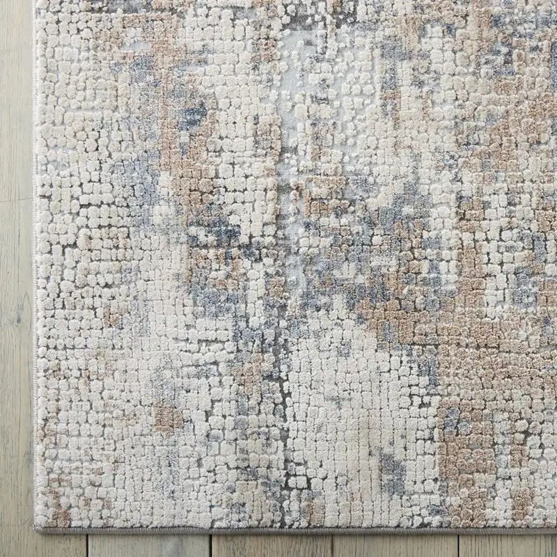 Rustic Textures RUS06 Beige Grey Rug - Image 2