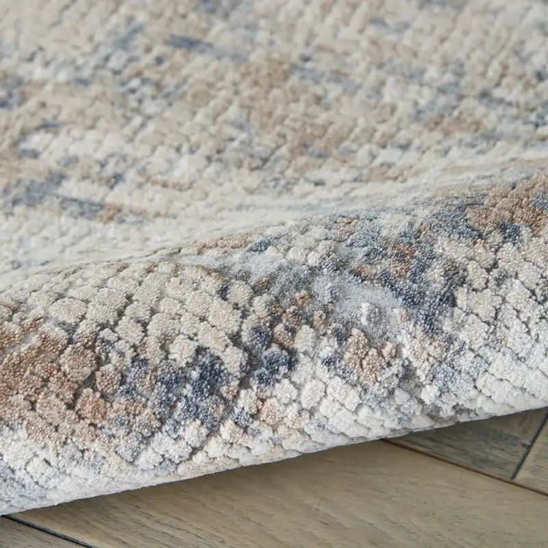 Rustic Textures RUS06 Beige Grey Rug - Image 3