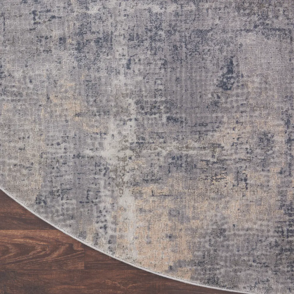 Rustic Textures RUS06 Grey Beige Rug - Image 5