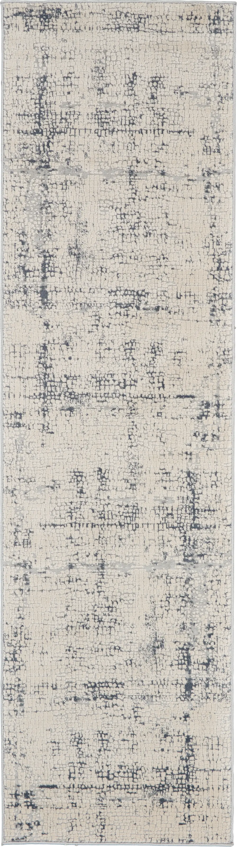 Rustic Textures RUS06 Ivory Blue Rug - Image 6