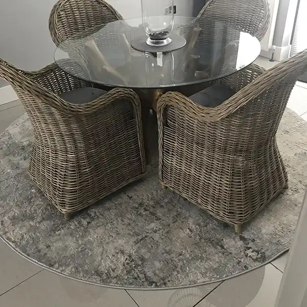 Rustic Textures RUS07 Grey Beige Rug - Image 2